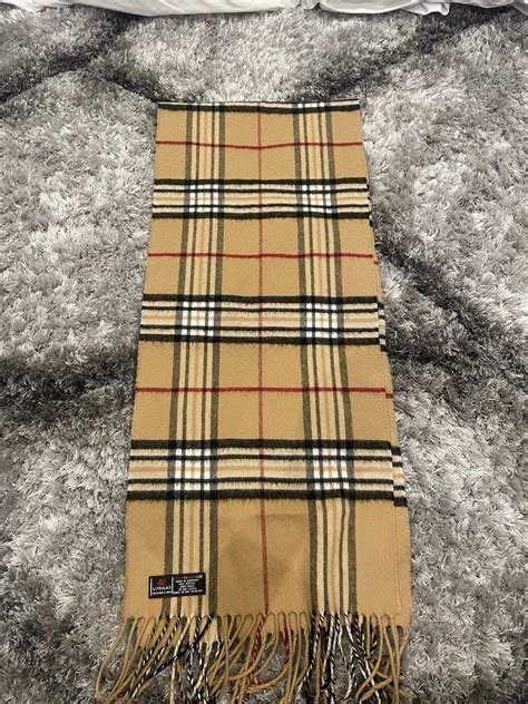 burberry scarf tag real|Burberry look alike wool scarf.